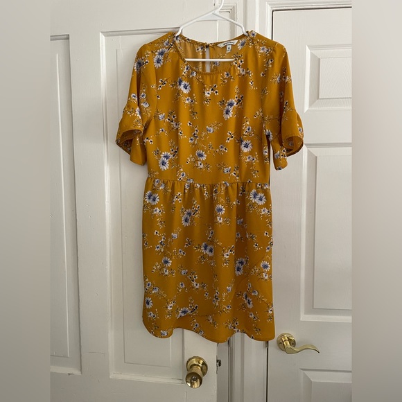 SPEECHLESS floral dress with ruffle sleeves Sz XL - Picture 2 of 4